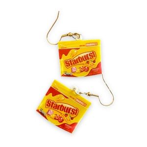 New Handmade Starbursts Original Junk Food Pop Art Resin Dangle Earrings